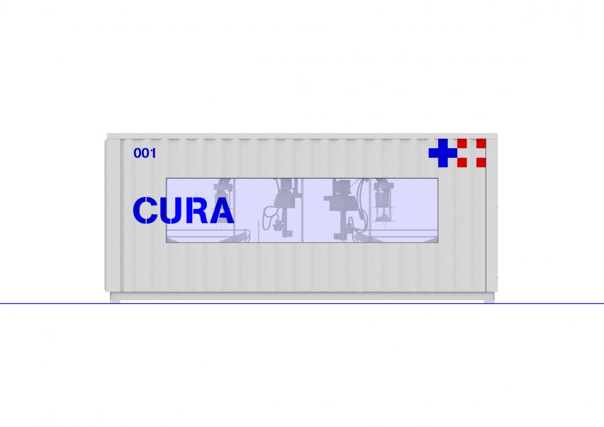 Shipping-container intensive care units – Connected Units for Respiratory Ailments (CURA) by Carlo Ratti Associati and Italo Rota