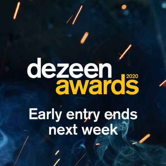 One week left to save 20 per cent on Dezeen Awards entries
