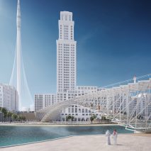 Dubai Creek Footbridge by IJP Architects and AKT II in Dubai, UAE