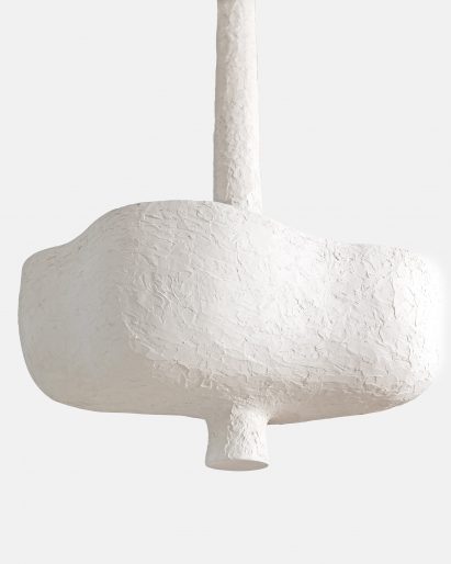 Pierre Augustin Rose designs Eole Suspension light to "retain traces of the sculptor"