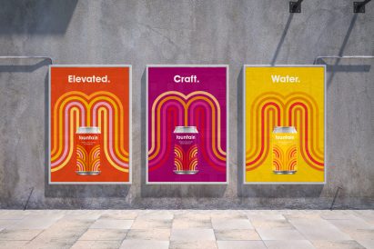 Fountain branding by Pentagram