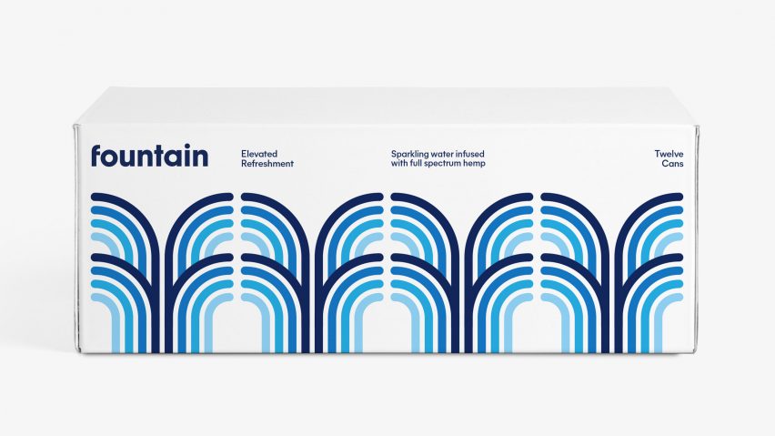 Fountain branding by Pentagram