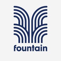 Fountain branding by Pentagram