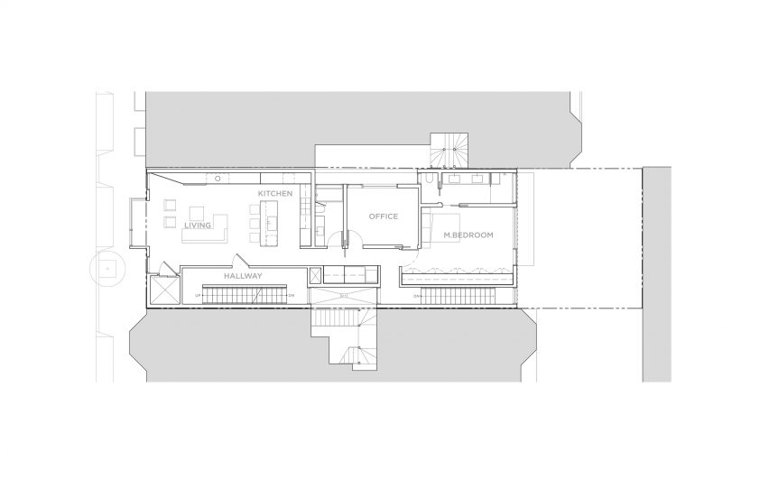Franklin Street by Michael Hennessey Architecture First Floor Plan