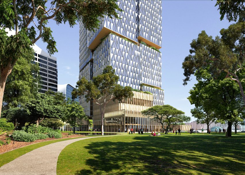 Cockle Bay Park by Henning Larsen for Sydney, Australia
