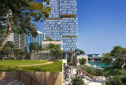 Cockle Bay Park by Henning Larsen for Sydney, Australia