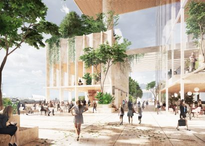 Cockle Bay Park by Henning Larsen for Sydney, Australia