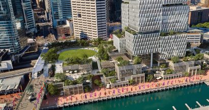 Cockle Bay Park by Henning Larsen for Sydney, Australia