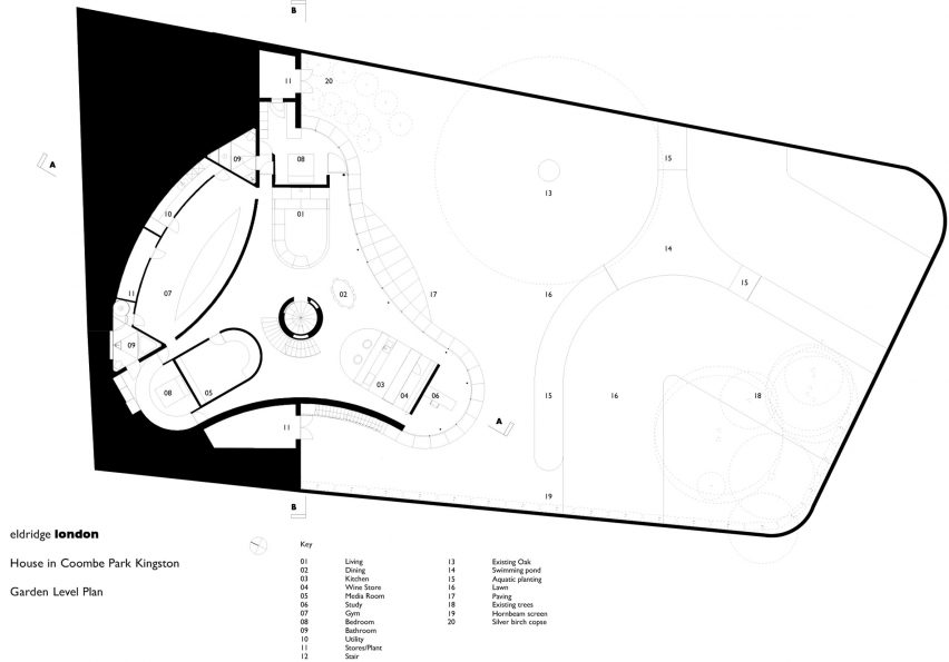 Garden floor plan