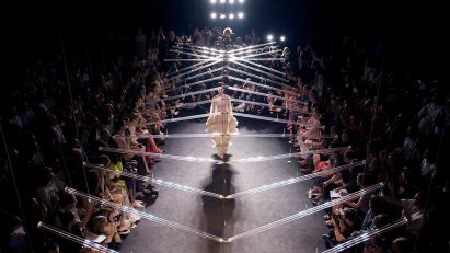Iris van Herpen's runway collaboration with Studio Drift