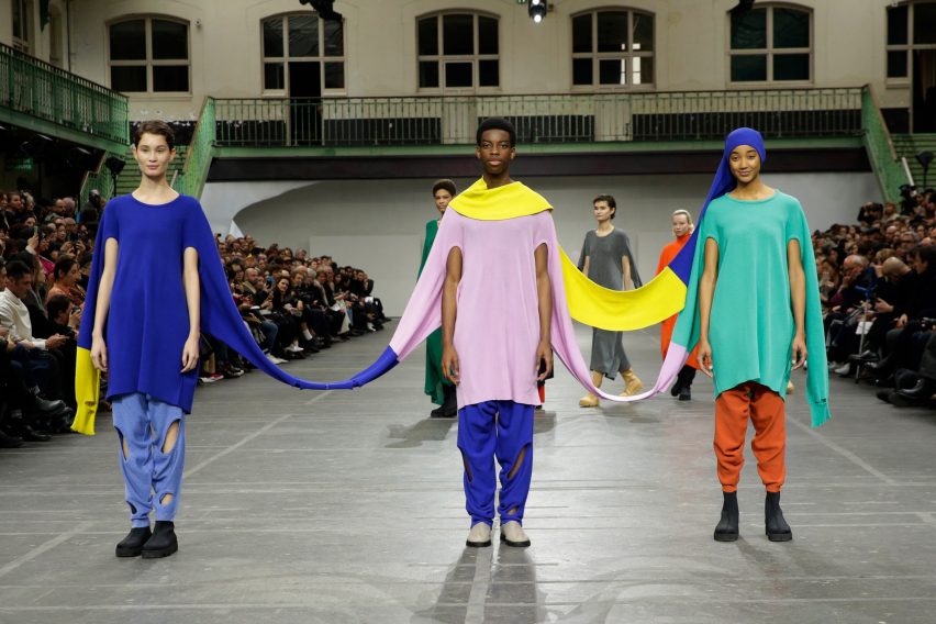 Issey Miyake Autumn Winter 2020 show by Satoshi Kondo