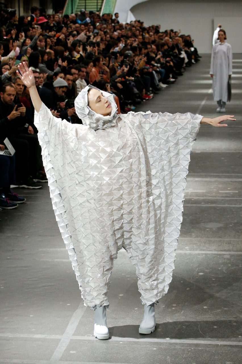 Issey Miyake Autumn Winter 2020 show by Satoshi Kondo