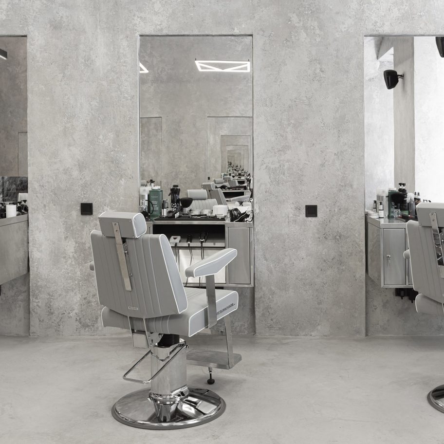 Kult barbershop in Ukraine, designed by Sivak & Partners