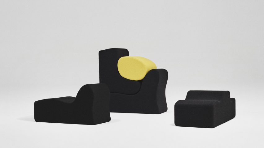 Kvadrat upholstery fabrics by Raf Simons