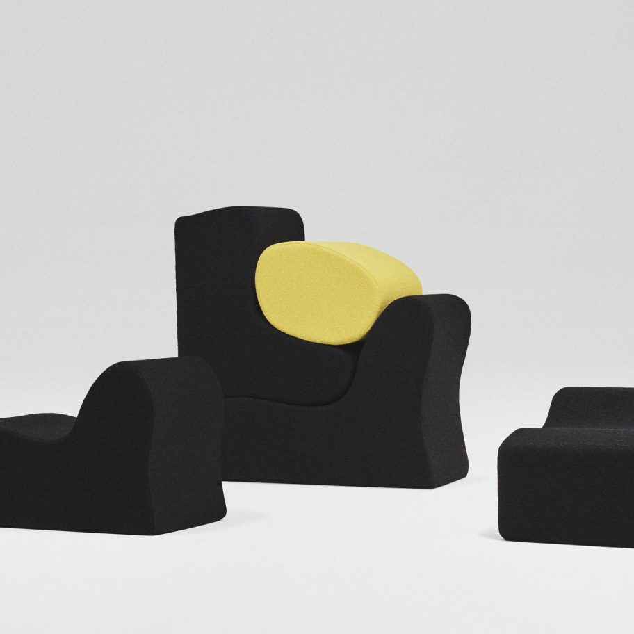 Kvadrat upholstery fabrics by Raf Simons