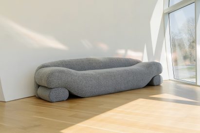 Latex-filled Beanie sofa by Nina Edwards Anker