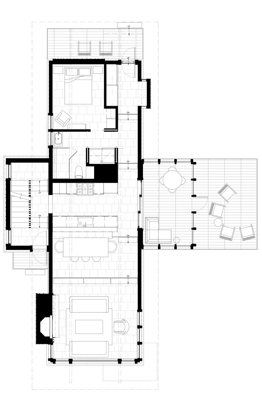 Lawless by Searl Lamaster Howe Architects First Floor Plan