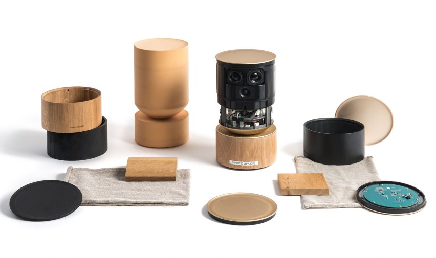 Layer designs Bang & Olufsen speaker that "visually describes how the audio functions"