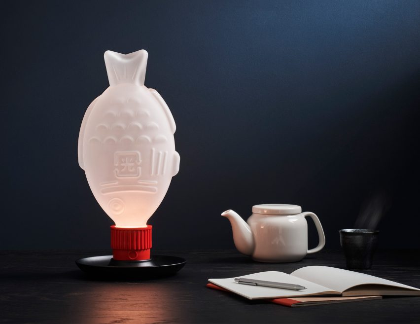 Heliograf makes lamps in the shape of sushi soy sauce bottles
