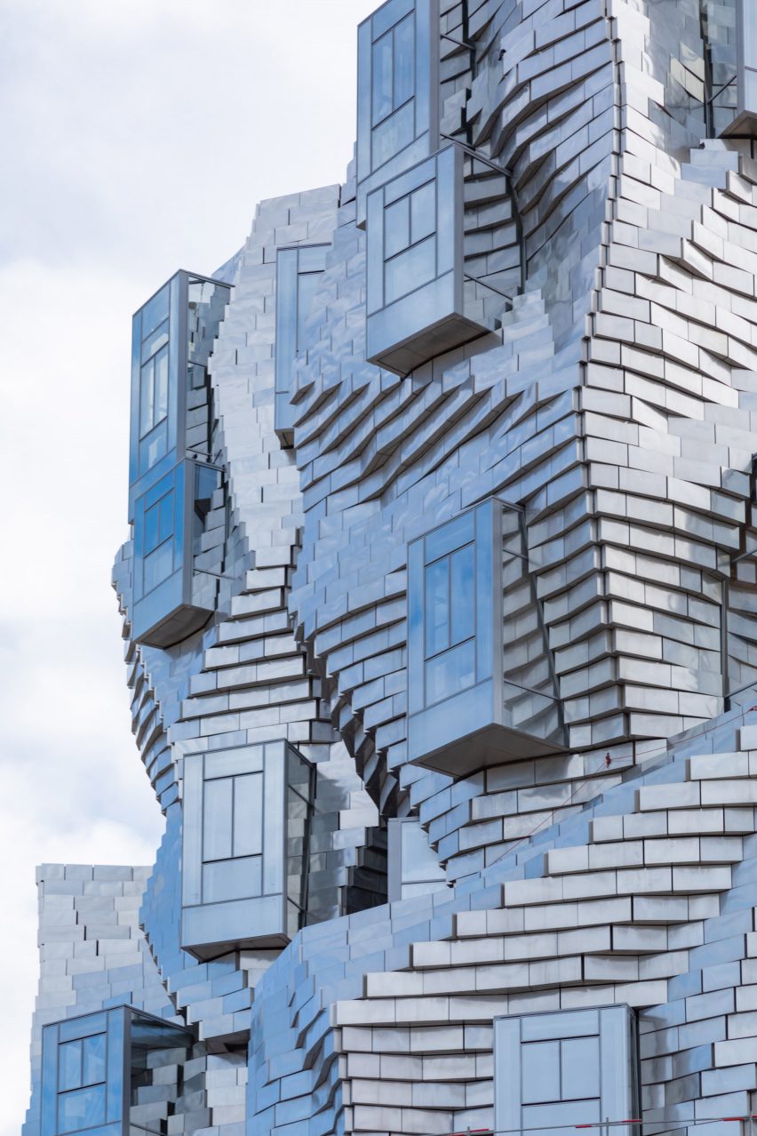 Frank Gehry's tower at Luma Arles in France photographed by Atelier Vincent Hecht