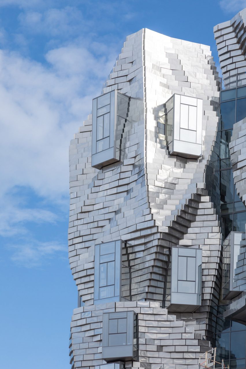 Frank Gehry's tower at Luma Arles in France photographed by Atelier Vincent Hecht