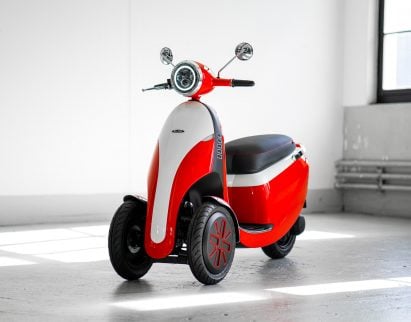Micro unveils Microlino electric bubble car and three-wheeled e-scooter