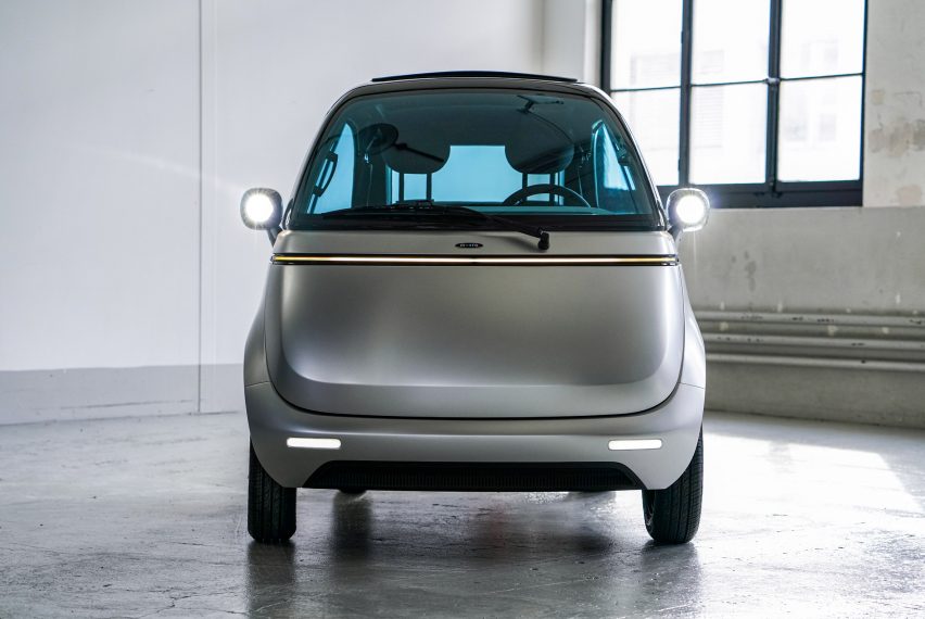 Micro unveils Microlino electric bubble car and three-wheeled e-scooter