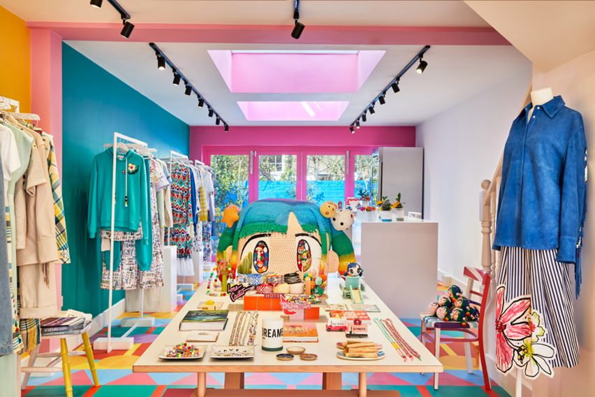 Mira Mikati store designed by Yinka Ilori