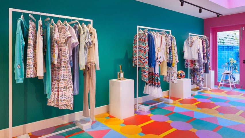 Mira Mikati store designed by Yinka Ilori