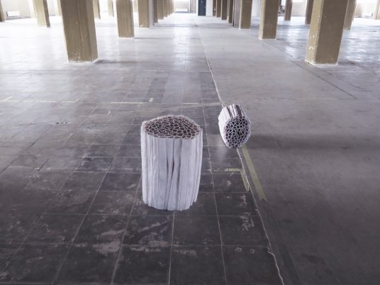 Pao Hui Kao makes Paper Pleats furniture collection from tracing paper