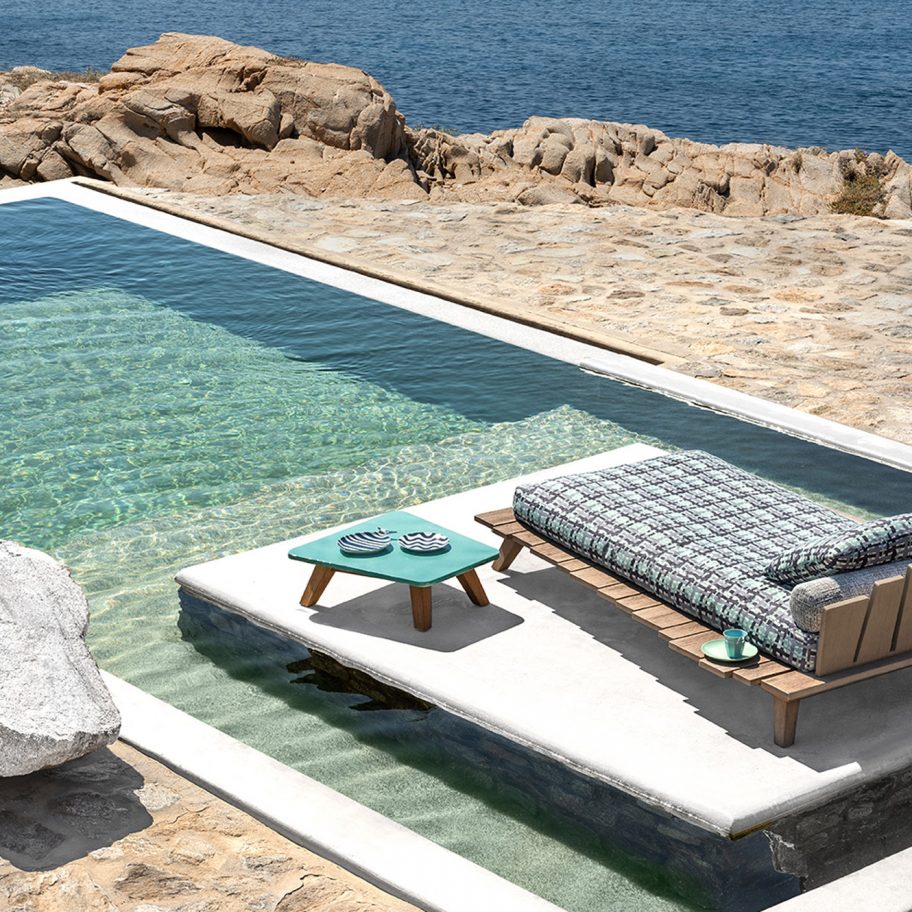 Paola Navone's Rafael outdoor collection is inspired by organic shapes and exotic destinations