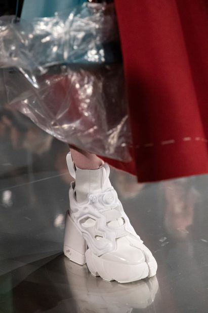 Maison Margiela and Reebok design split-toe sneakers for the digital age