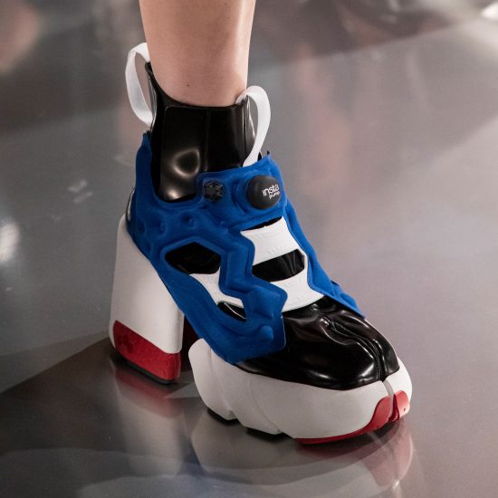 Maison Margiela and Reebok design split-toe sneakers for the digital age