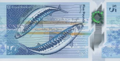Royal Bank of Scotland's £20 note is designed to celebrate nature and culture
