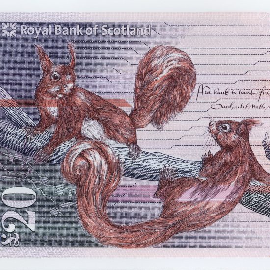 Royal Bank of Scotland's £20 note is designed to celebrate nature and culture