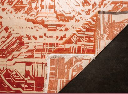 Kourosh Asgar-Irani uses parametric software to distort traditional Persian rug patterns