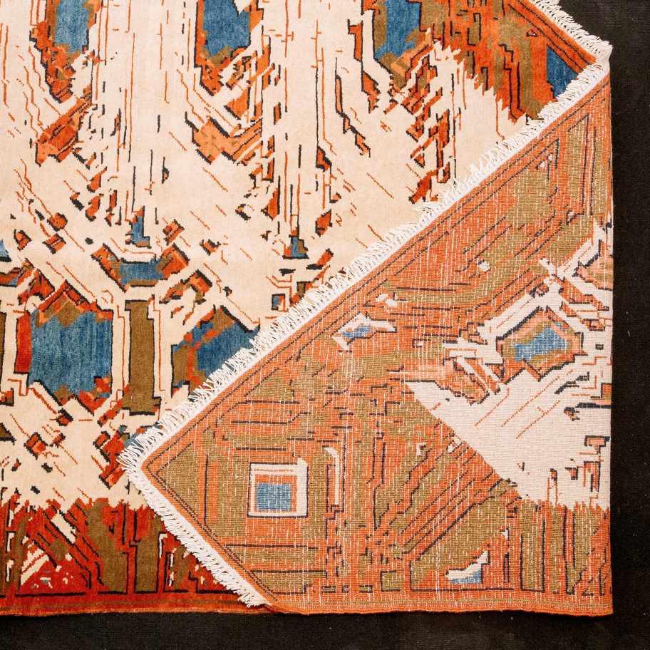 Kourosh Asgar-Irani uses parametric software to distort traditional Persian rug patterns