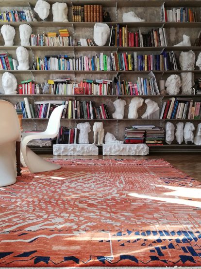 Kourosh Asgar-Irani uses parametric software to distort traditional Persian rug patterns