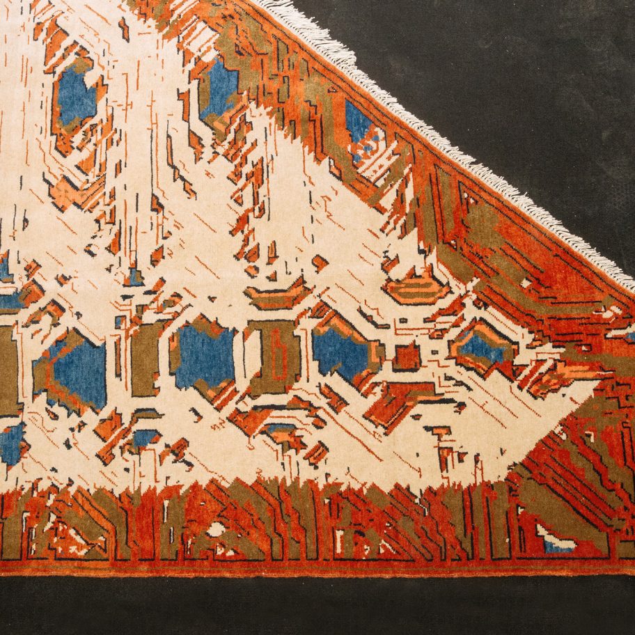 Kourosh Asgar-Irani uses parametric software to distort traditional Persian rug patterns