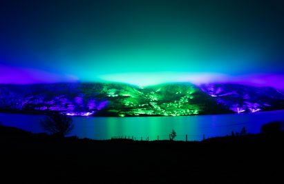 Kari Kola illuminates Irish mountainside with 1,000 lights