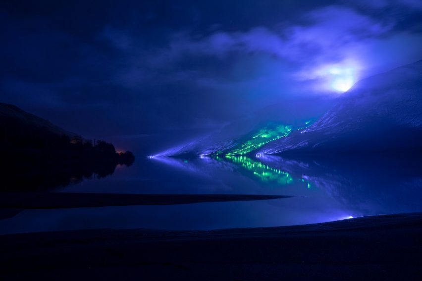Kari Kola illuminates Irish mountainside with 1,000 lights