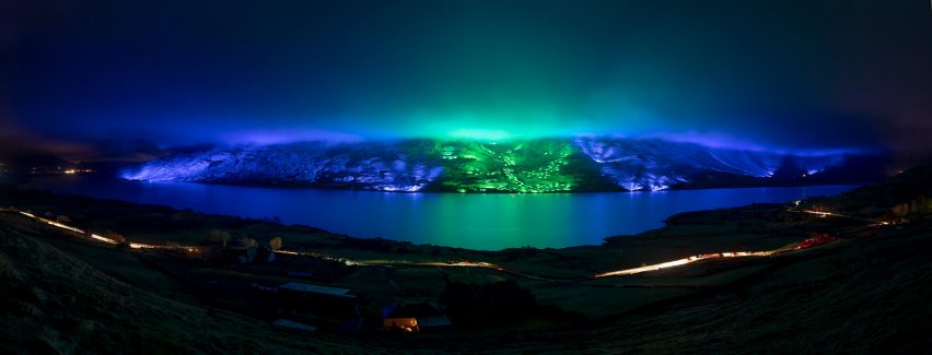 Kari Kola illuminates Irish mountainside with 1,000 lights