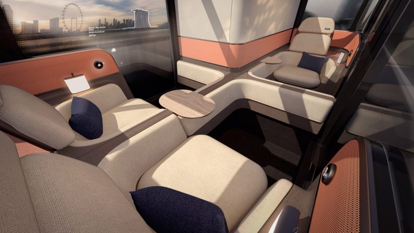 Seymourpowell forefronts privacy with ride-sharing in Quarter Car concept