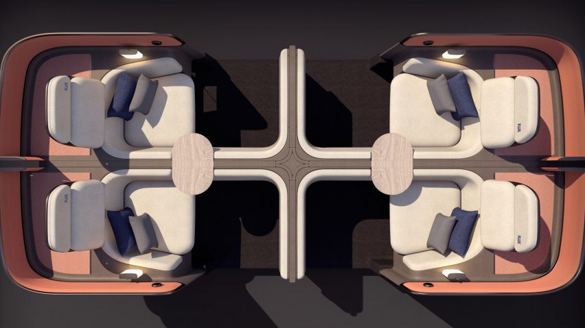 Seymourpowell forefronts privacy with ride-sharing in Quarter Car concept