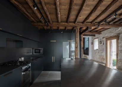 Full-height storage in The Parchment Works kitchen by Will Gamble Architects