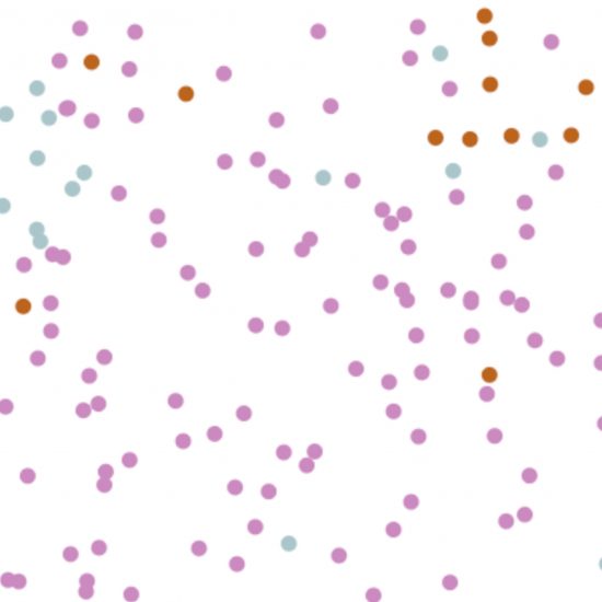 The Washington Post coronavirus simulator by Harry Stevens