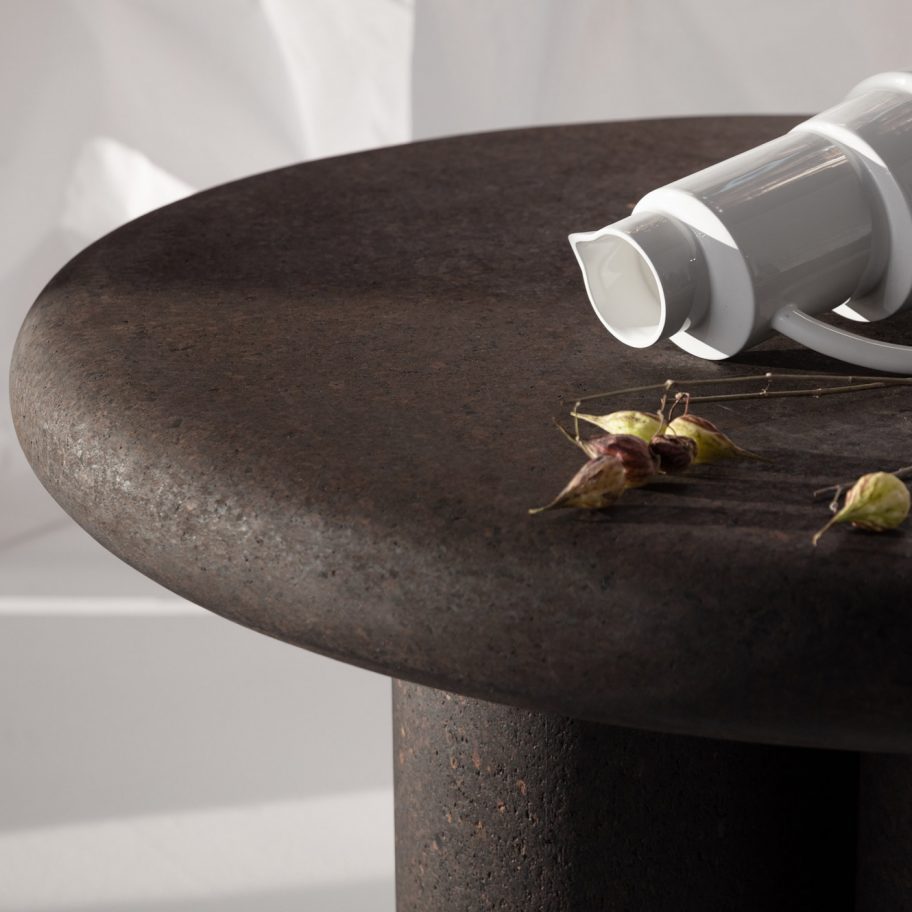 Tom Dixon designs furniture collection from "dream material" cork