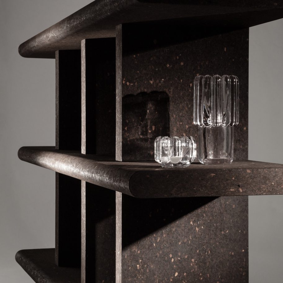 Tom Dixon designs furniture collection from "dream material" cork
