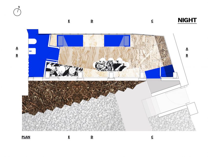 Floor plan night