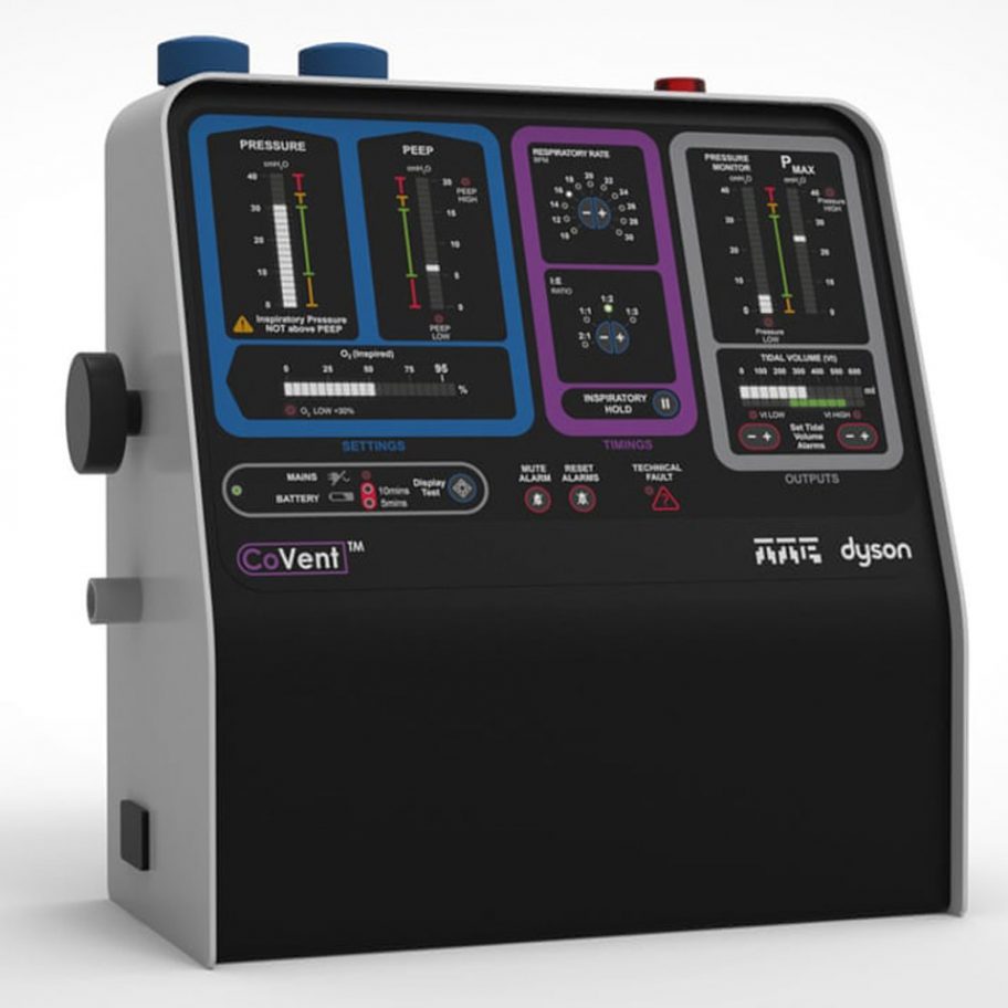 Dyson designs ventilator in 10 days to supply NHS